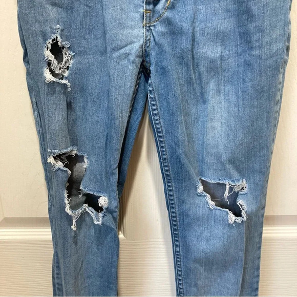 FREE PEOPLE Distressed Skinny Jeans Size 27 - Picture 7 of 7